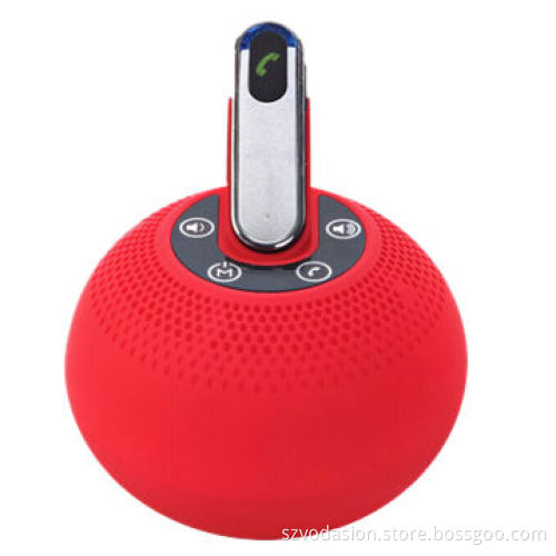 2014 Newest Ball-shaped Super Bass Sound Mini Bluetooth Speaker with Bluetooth Headset